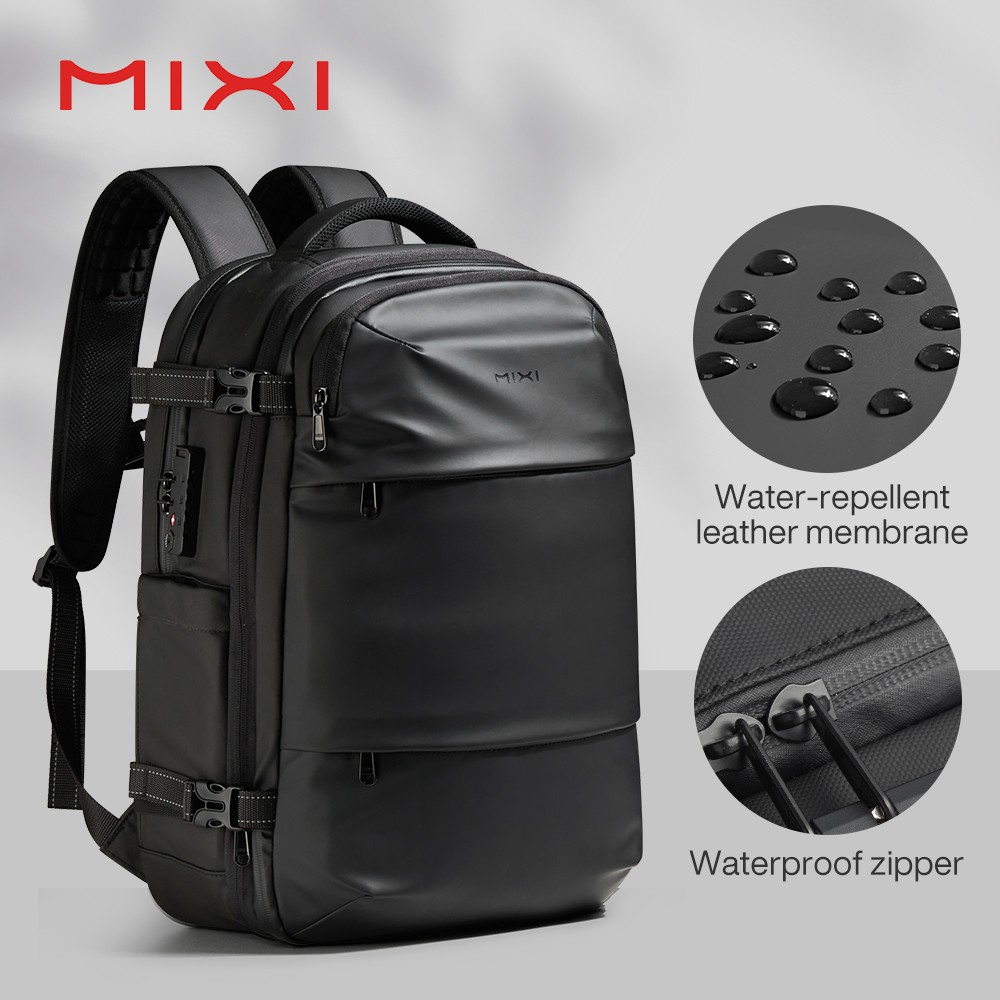 Laptop Backpack Anti Theft - Mixi 19 Inch Vacuum Backpacks Men