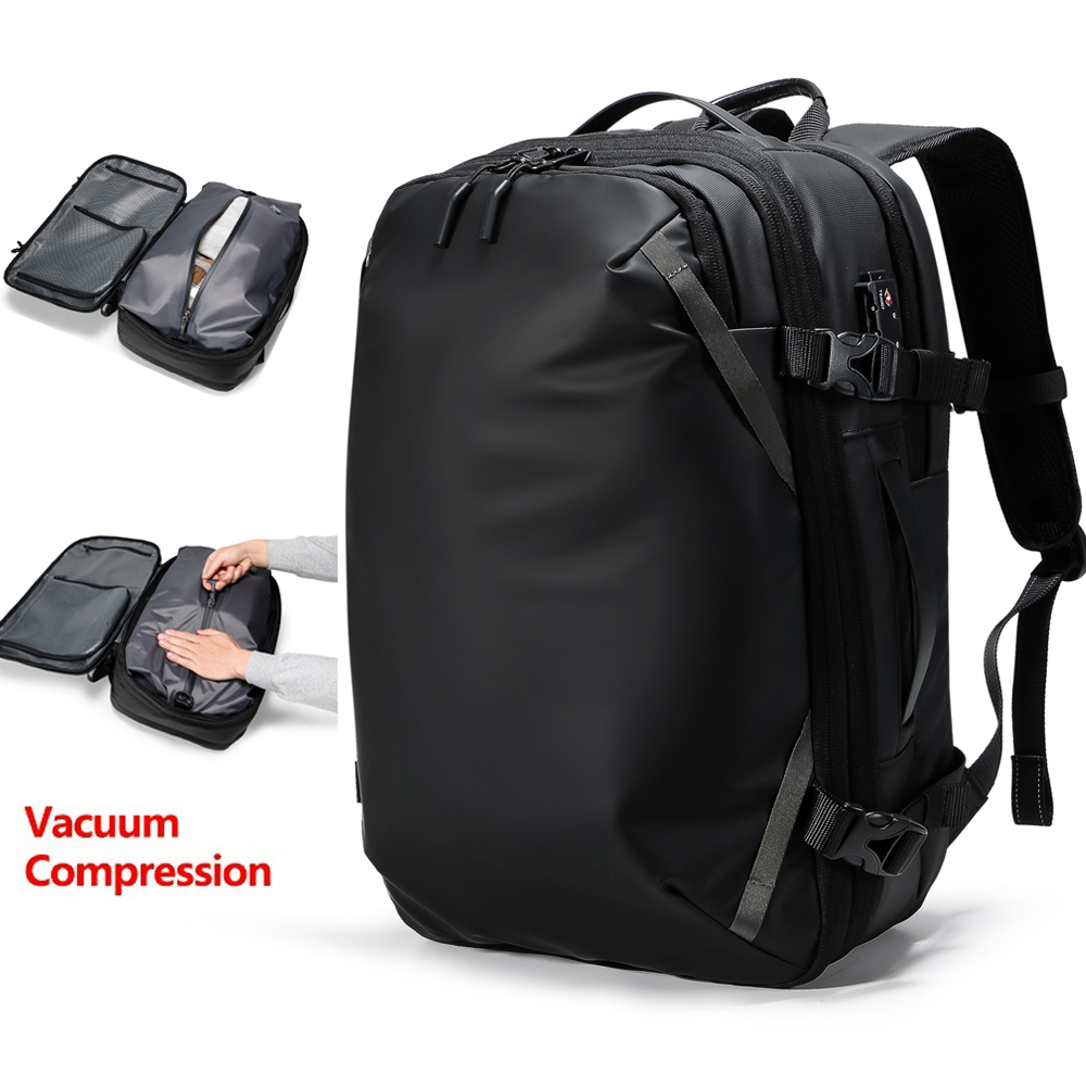 Laptop Backpack Anti Theft - Men Travel Backpack Vacuum Compression 40L