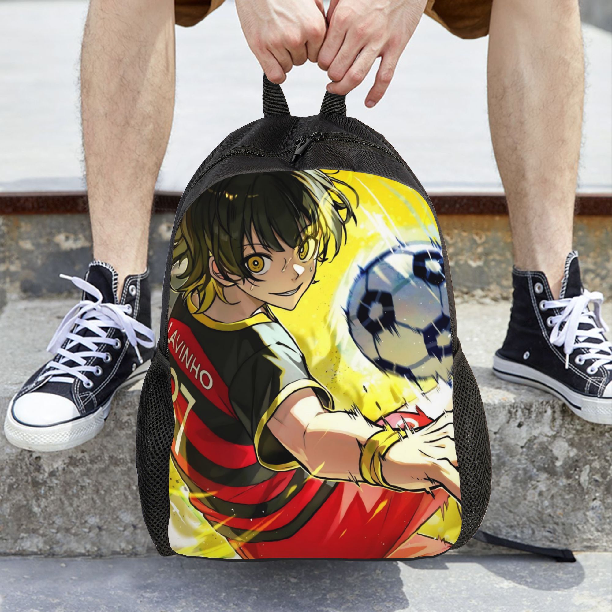 Laptop Backpack Anti Theft - Bachira Meguru Blue Locks Anime Women