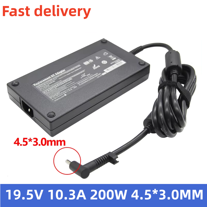 Victus Laptop Accessories - 200W 19.5V 10.3A Laptop Charger for