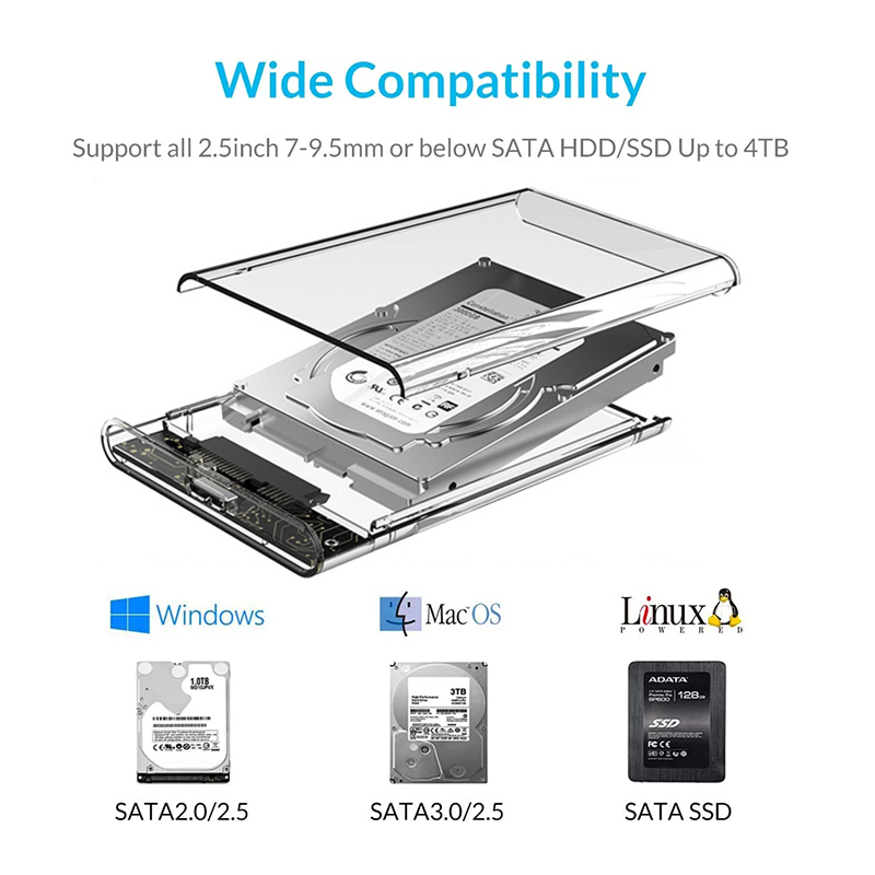 USB Type C Transparent 2.5 Inc - Laptop Accessories Distributor review and price