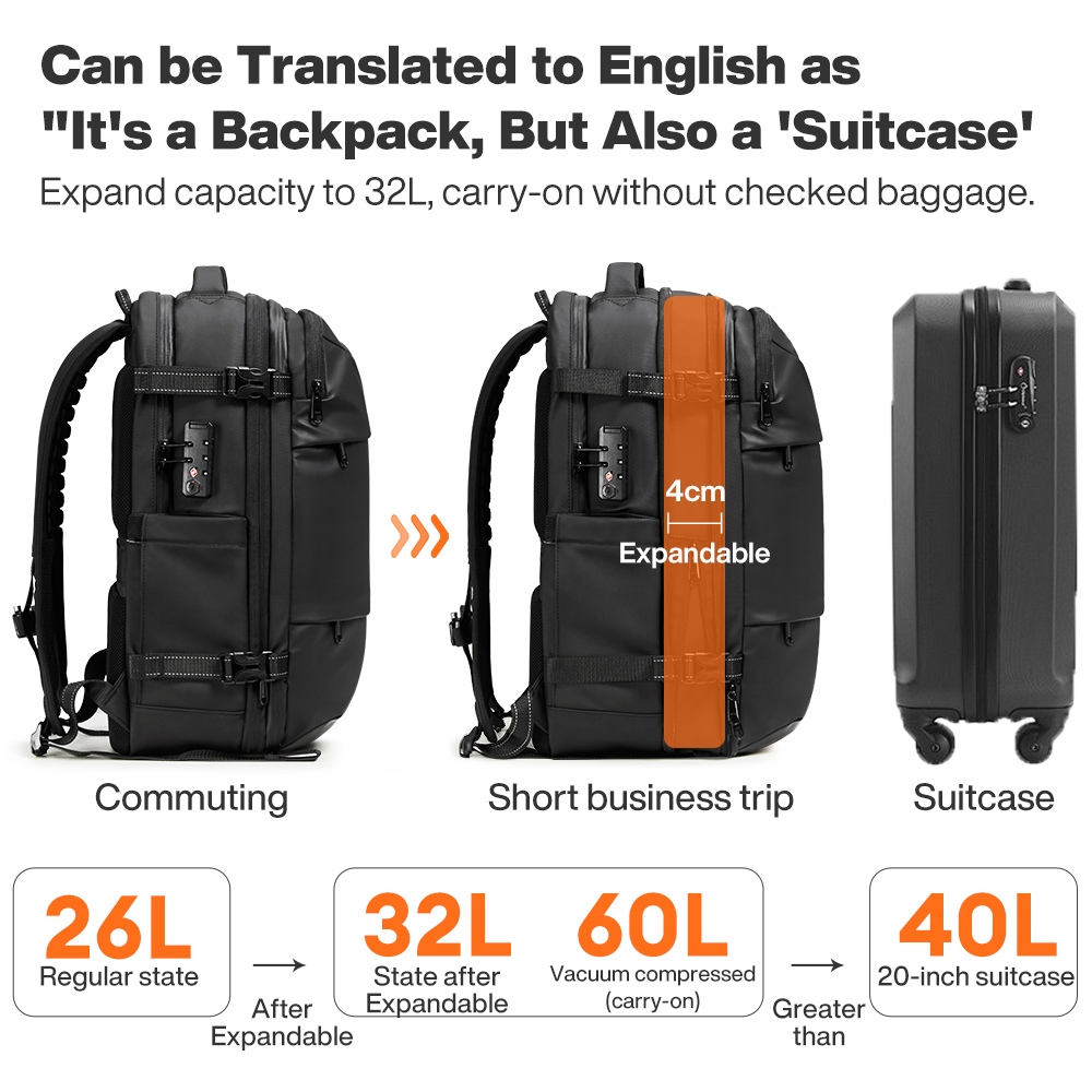 Mixi 19 Inch Vacuum Backpacks  - Laptop Backpack Anti Theft review and price