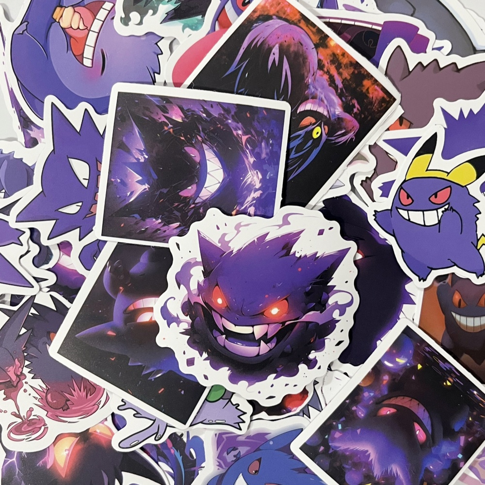 50-100PCS Gengar Anime Sticker - Good Laptop Accessories review and price