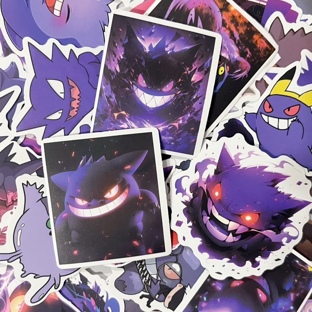 50-100PCS Gengar Anime Sticker - Good Laptop Accessories review and price