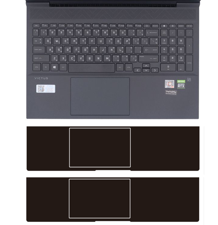 2PCS Vinyl Palm Rest Laptop Pr - Victus Laptop Accessories review and price