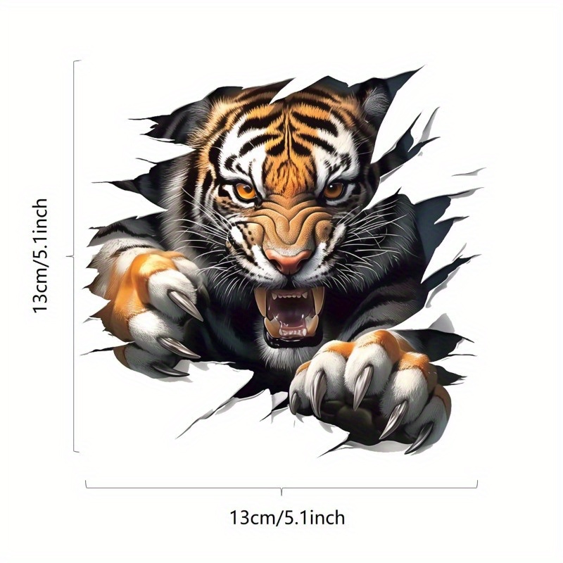 1pc Tiger Vinyl Stickers Decal - Laptop Unique Accessories review and price