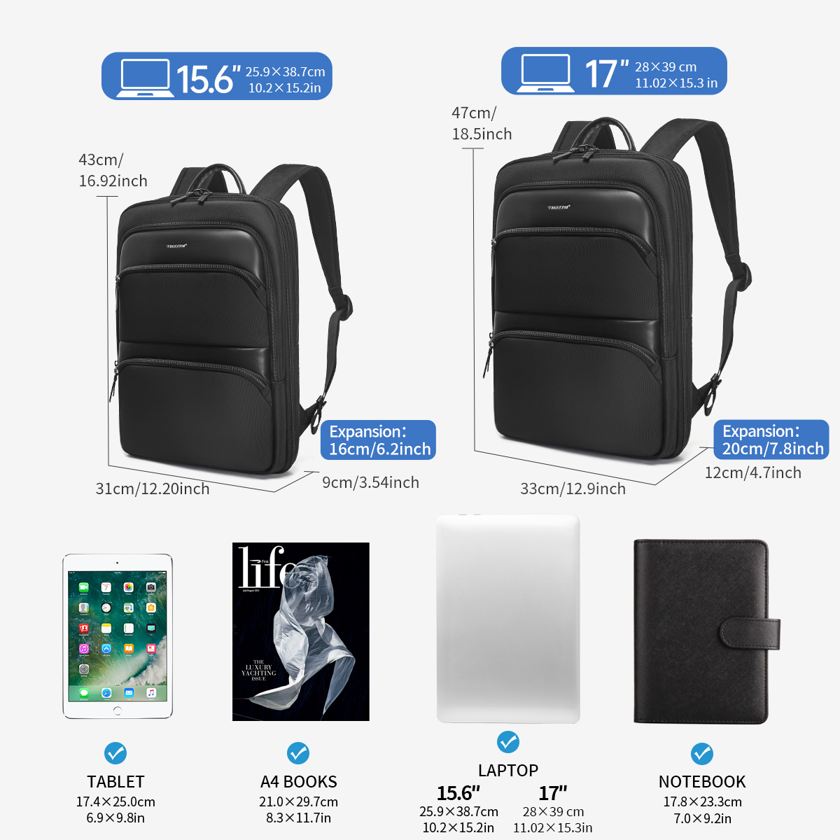 Tigernu Expandable Backpacks F - Laptop Backpack Anti Theft review and price