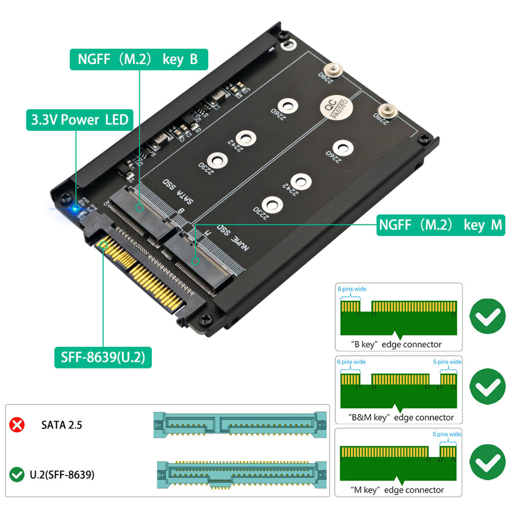 Adaptor SSD M2 SSD Ke Adaptor  - External Nvme Ssd review and price