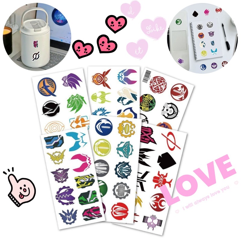 60 Sheets Kamen Rider Logo Sti - Good Laptop Accessories review and price